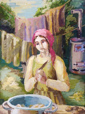 Партизанский быт - Турсунова Ярослава,14 лет.jpg